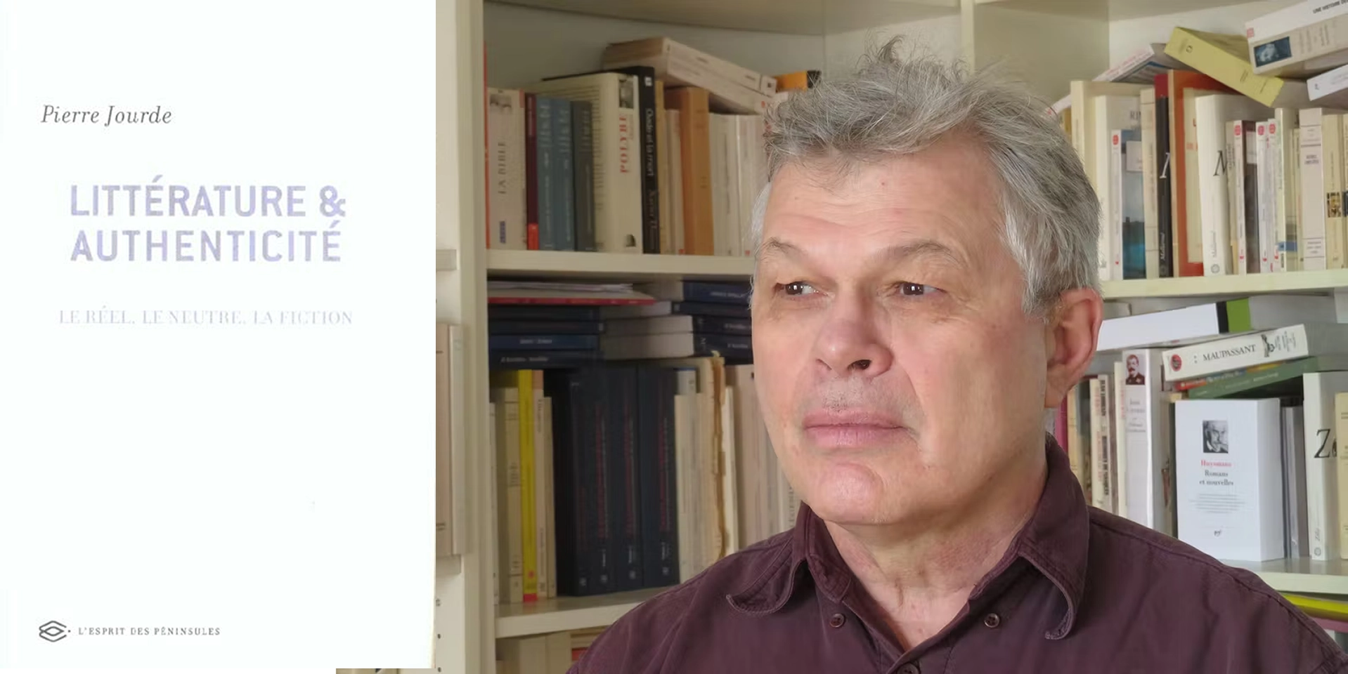 “Littérature & authenticité” de Pierre Jourde